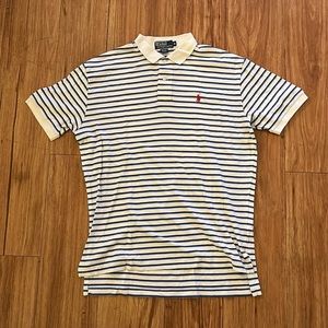 Vintage Striped Men’s Polo Top